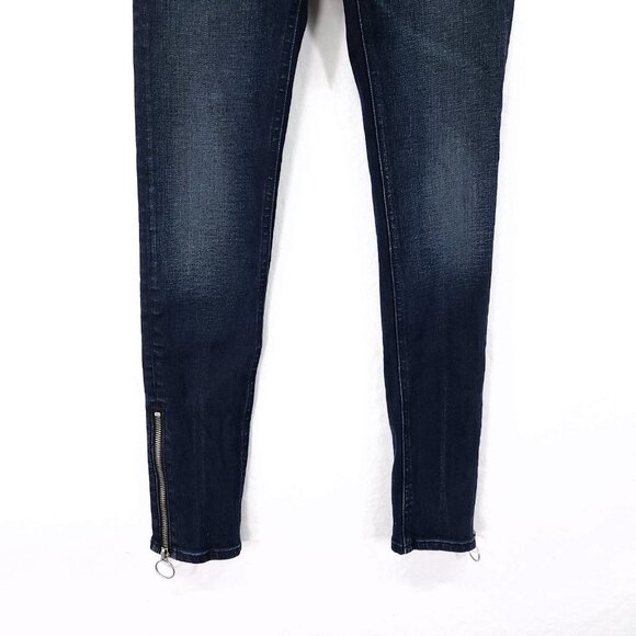 Rag and Bone Jeans Size 25 Women's High Rise Ankle Zip Slim Denim - Picture 12 of 13